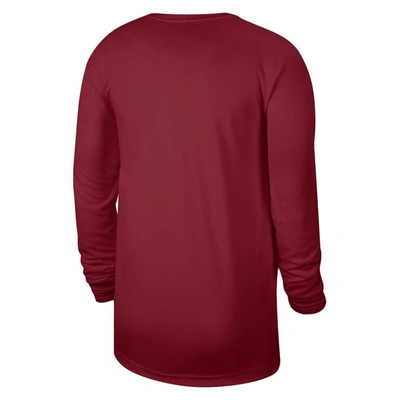 Shop Nike Unisex  Red Miami Heat 2023/24 Legend On-court Practice Long Sleeve T-shirt