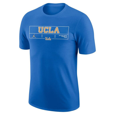 Shop Jordan Brand Blue Ucla Bruins Wordmark Stadium T-shirt