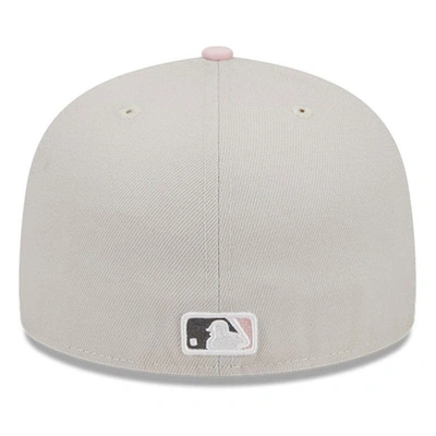 Shop New Era Khaki Cleveland Guardians 2023 Mother's Day On-field 59fifty Fitted Hat
