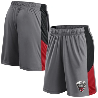 Shop Fanatics Branded Gray D.c. United Team Shorts