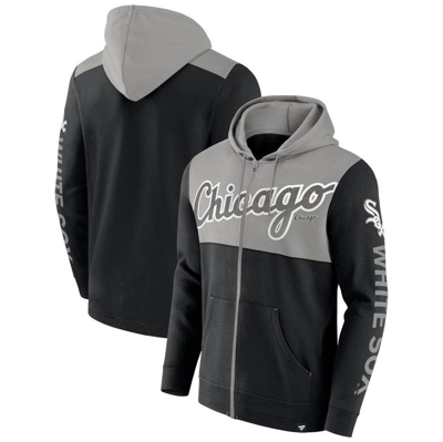 Shop Fanatics Branded Black Chicago White Sox Walk Off Fleece Full-zip Hoodie