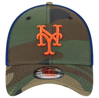 Shop New Era Camo New York Mets Team Neo 39thirty Flex Hat