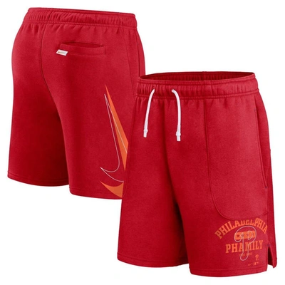 Shop Nike Red Philadelphia Phillies Statement Ball Game Shorts