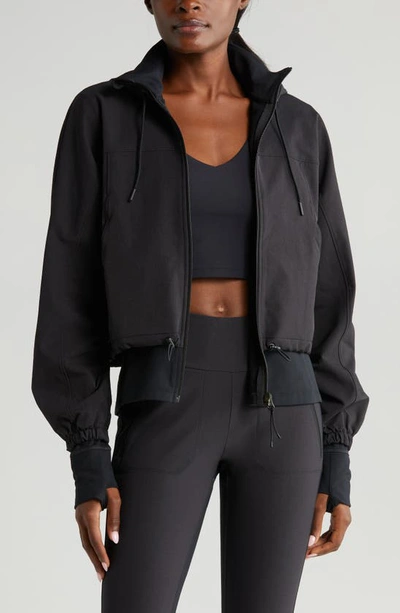 Shop Zella Onward Hybrid Jacket In Black