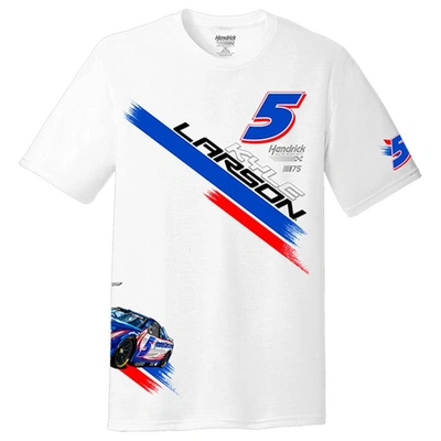 Shop Hendrick Motorsports Team Collection White Kyle Larson Four-spot Car T-shirt