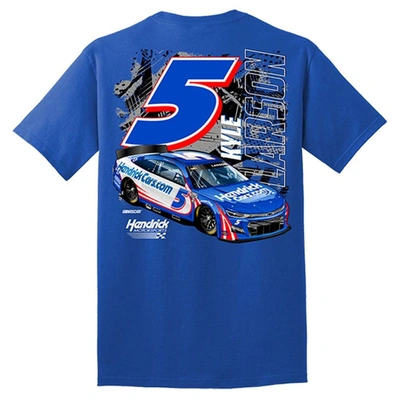 Shop Hendrick Motorsports Team Collection Royal Kyle Larson Two-spot Car T-shirt
