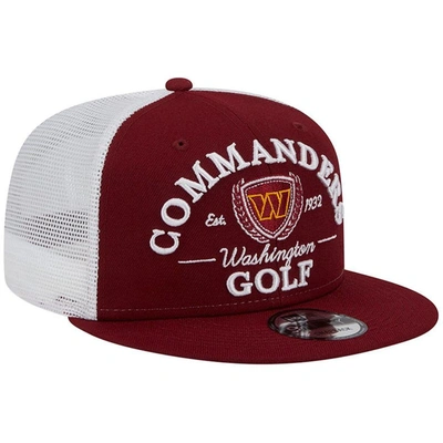 Shop New Era Burgundy Washington Commanders Club 9fifty Snapback Hat