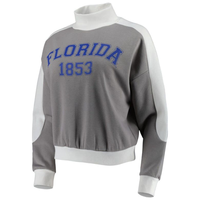 Shop Gameday Couture Gray Florida Gators Make It A Mock Sporty Pullover Sweatshirt