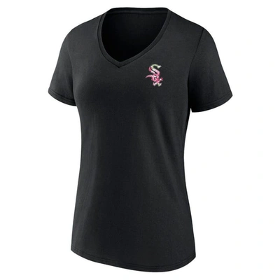 Shop Profile Black Chicago White Sox Mother's Day Plus Size Best Mom Ever V-neck T-shirt