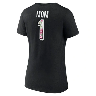 Shop Profile Black Chicago White Sox Mother's Day Plus Size Best Mom Ever V-neck T-shirt