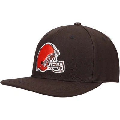 Shop Pro Standard Brown Cleveland Browns Logo Ii Snapback Hat