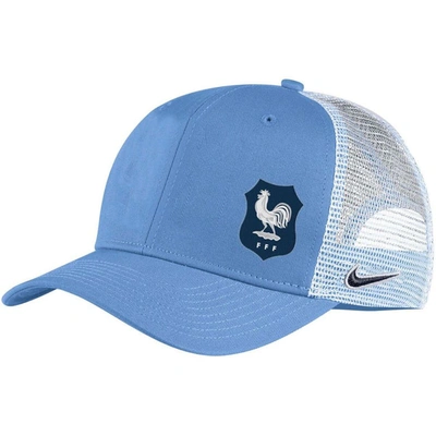 Shop Nike Blue France National Team Classic99 Trucker Snapback Hat