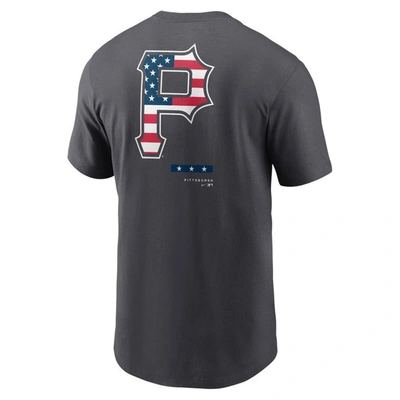 Shop Nike Anthracite Pittsburgh Pirates Americana T-shirt