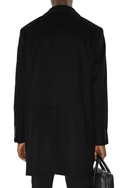 Shop Burberry Callen Tailored Wool & Cashmere Coat In Black
