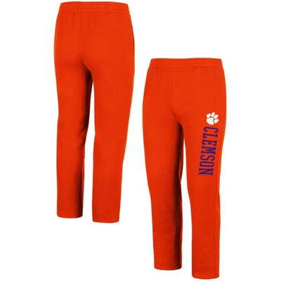 Shop Colosseum Orange Clemson Tigers Fleece Pants