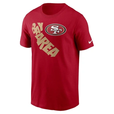 Shop Nike Scarlet San Francisco 49ers Local Essential T-shirt