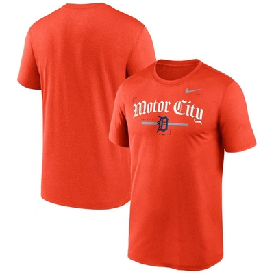 Shop Nike Orange Detroit Tigers Local Legend T-shirt