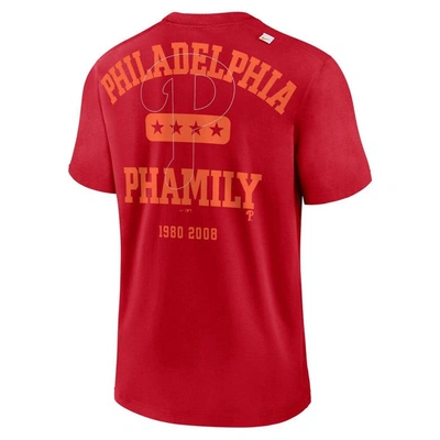 Shop Nike Red Philadelphia Phillies Statement Game Over T-shirt