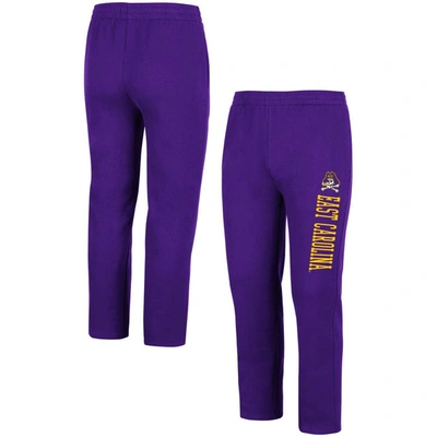 Shop Colosseum Purple Ecu Pirates Fleece Pants