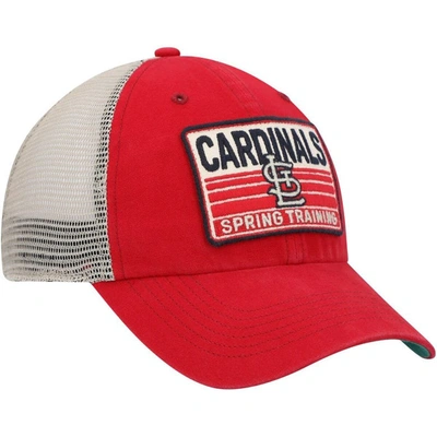 Shop 47 ' Red/tan St. Louis Cardinals Four Stroke Clean Up Trucker Snapback Hat