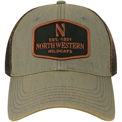 Shop Legacy Athletic Gray Northwestern Wildcats Practice Old Favorite Trucker Snapback Hat