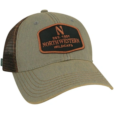 Shop Legacy Athletic Gray Northwestern Wildcats Practice Old Favorite Trucker Snapback Hat