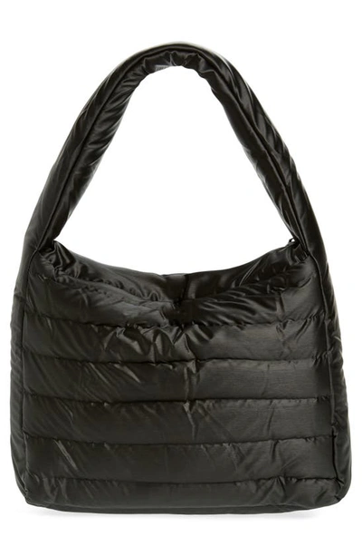 Shop Rains Bator Waterproof Puffer Bag In Black