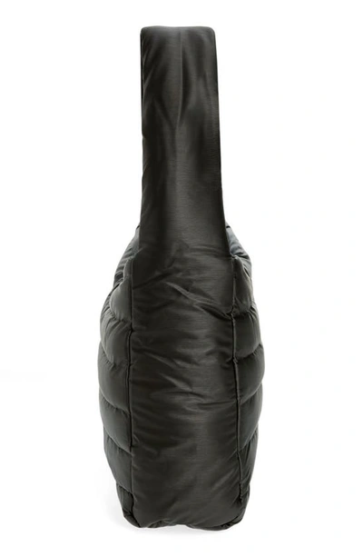 Rains Bator Waterproof Puffer Backpack In Black