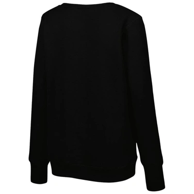 Shop Cuce Black Tennessee Titans Sequin Logo V-neck Pullover Sweatshirt