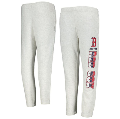 Shop Outerstuff Youth Ash Boston Red Sox Game Time Fleece Pants
