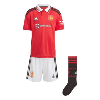 Shop Adidas Originals Toddler Adidas Red Manchester United 2022/23 Home Mini Kit