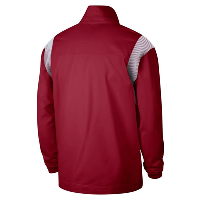 Shop Nike Crimson Alabama Crimson Tide Woven Full-zip Jacket