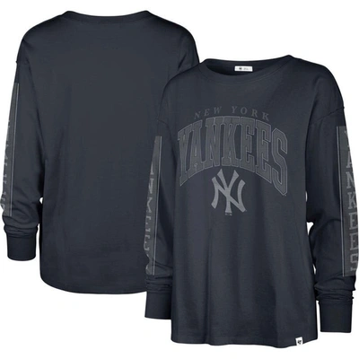 Shop 47 ' Navy New York Yankees Statement Long Sleeve T-shirt