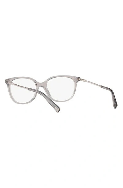 Tiffany & Co 54mm Square Optical Glasses In Crystal Grey