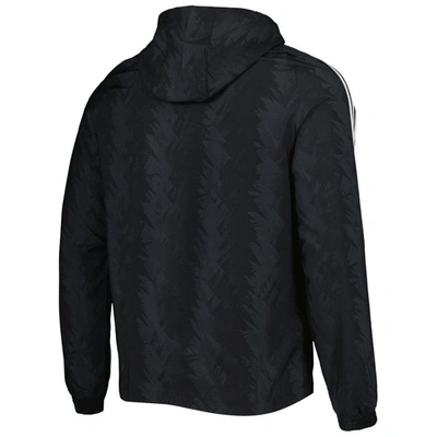Shop Adidas Originals Adidas Charcoal Juventus Dna Raglan Full-zip Hoodie Windbreaker Jacket