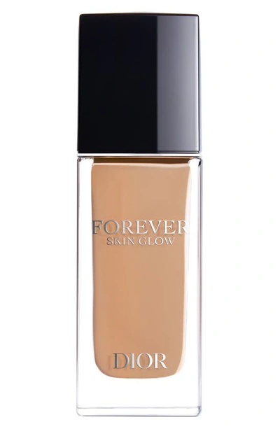 Shop Dior Forever Skin Glow Hydrating Foundation Spf 15 In 3 Warm Peach