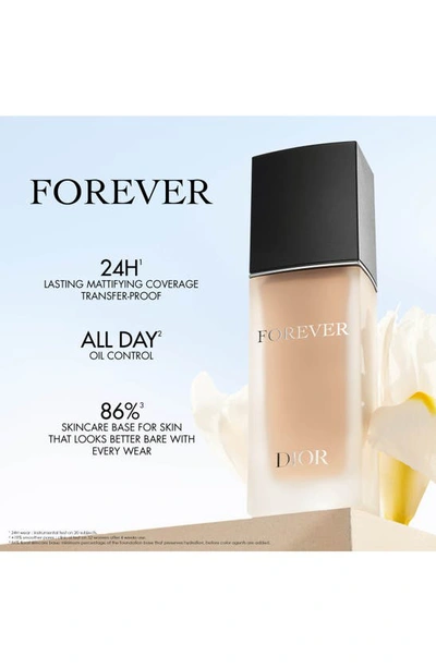 Shop Dior Forever Matte Skin Care Foundation Spf 15 In 4 Warm Peach