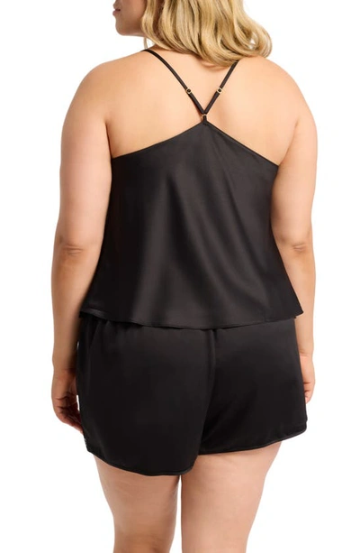 Rya Collection Darling Short Pajamas In Black