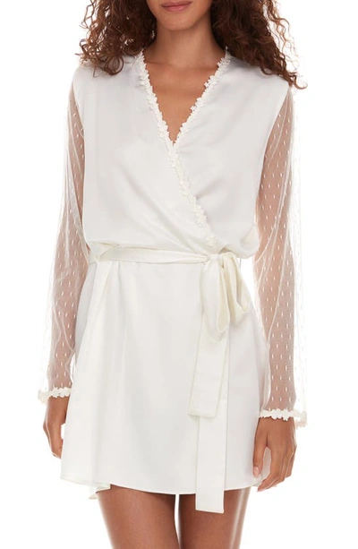 Shop Flora Nikrooz Showstopper Robe In Ivory
