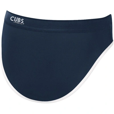 Shop G-iii 4her By Carl Banks Navy Chicago Cubs Southpaw Bikini Bottom