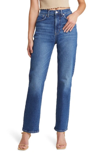 Shop Madewell The '90s Straight Leg Jeans In Barlow Wash