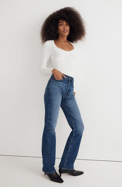 Shop Madewell The '90s Straight Leg Jeans In Barlow Wash