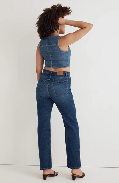 Shop Madewell The '90s Straight Leg Jeans In Barlow Wash