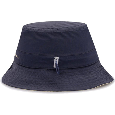 Shop Fan Ink Navy/cream Club America Terrain Reversible Adjustable Bucket Hat