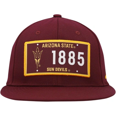 Shop Adidas Originals Adidas  Maroon Arizona State Sun Devils Established Snapback Hat