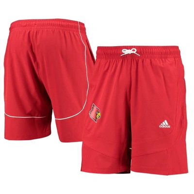 Shop Adidas Originals Adidas Red Louisville Cardinals Swingman Aeroready Basketball Shorts