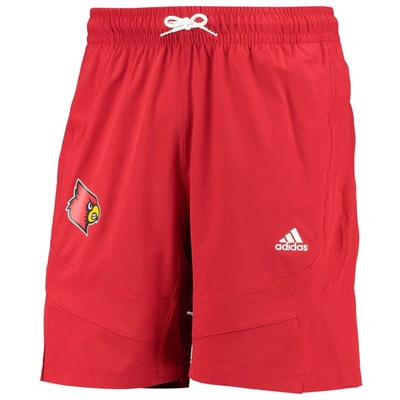 Shop Adidas Originals Adidas Red Louisville Cardinals Swingman Aeroready Basketball Shorts