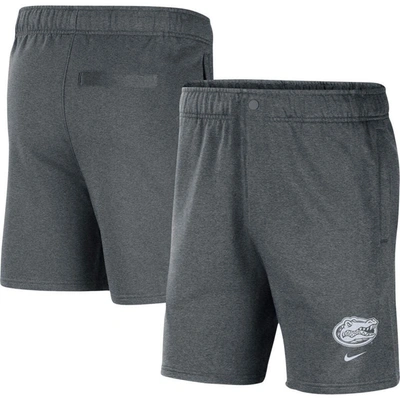 Shop Nike Gray Florida Gators Fleece Shorts
