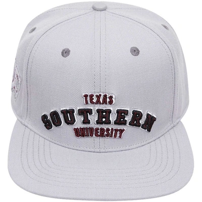 Shop Pro Standard Gray Texas Southern Tigers Evergreen Southern Snapback Hat