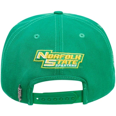 Shop Pro Standard Green Norfolk State Spartans Evergreen Mascot Snapback Hat